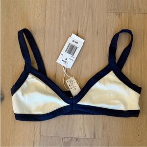 NWT L*space Taylor Top | Navy, Cream | Medium